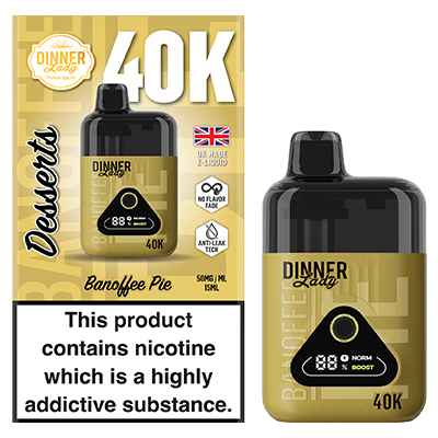Dinner Lady Dessert Disposable 50mg - Banoffee Pie - 1x1