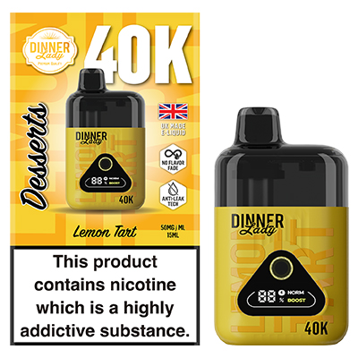 Dinner Lady Dessert Disposable 50mg - Lemon Tart - 1x1