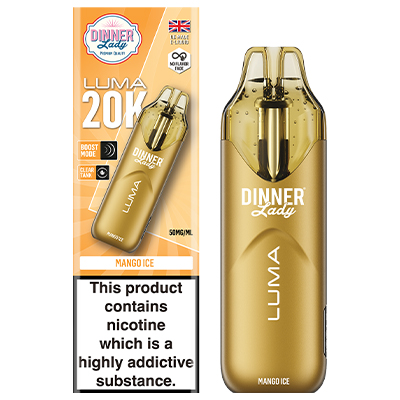 Dinner Lady Luma Disposable 50mg - Mango Ice - 1x5