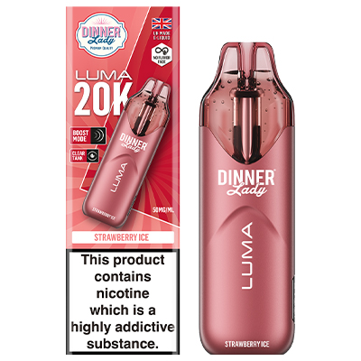 Dinner Lady Luma Disposable 50mg - Strawberry Ice - 1x5