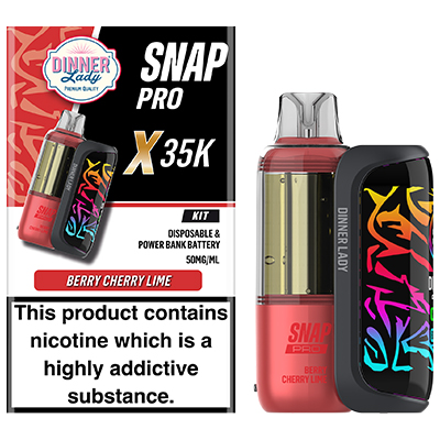 Dinner Lady Snap Pro X Disposable Kit 50mg - Berry Cherry Lime - 1x5 