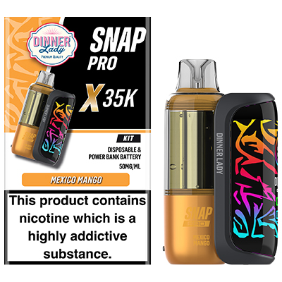 Dinner Lady Snap Pro X Disposable Kit 50mg - Mexico Mango - 1x5