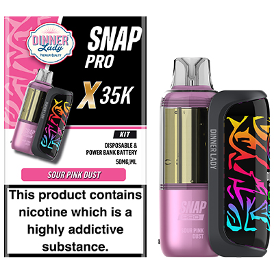 Dinner Lady Snap Pro X Disposable Kit 50mg - Sour Pink Dust - 1x5