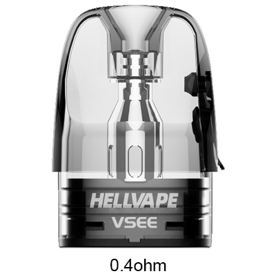 Hellvape VSEE ONE Replacement Pod 0.4ohm Mesh - 1x3