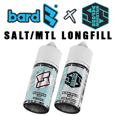 International - Bard x Vapour Mountain Bubblegum Ice Salt/MTL Longfill Aroma 30ml