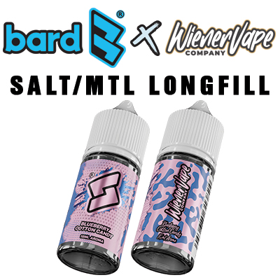 International - Bard x Wiener Vape - Blueberry Cotton Candy Salt/MTL Longfill Aroma 30ml
