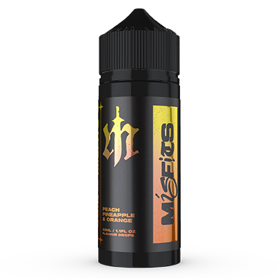 International - Misfits - Peach Pineapple Orange Longfill Flavour Drops 120ml