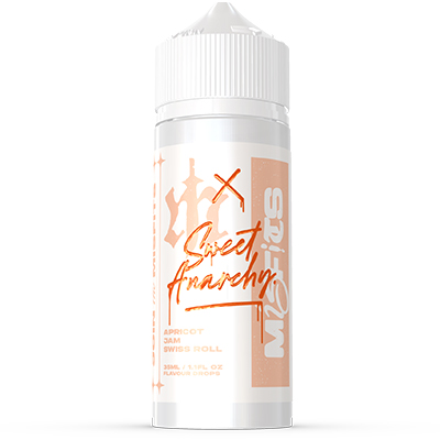 International - Misfits x Sweet Anarchy - Apricot Jam Swiss Roll Longfill Flavour Drops 120ml