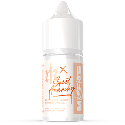 International - Misfits x Sweet Anarchy - Apricot Jam Swiss Roll Salt/MTL Longfill Flavour Drops 30ml