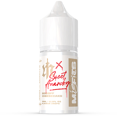 International - Misfits x Sweet Anarchy - Biscoff Cheesecake Salt/MTL Longfill Flavour Drops 30ml