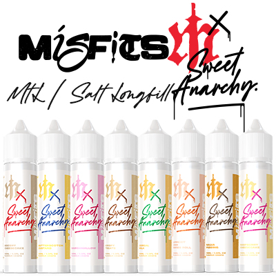 International - Misfits x Sweet Anarchy - MTL/Salt Longfill Flavour Drops 60ml