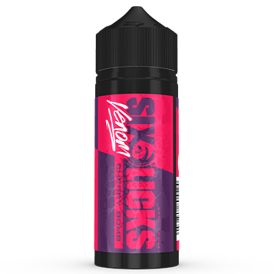 International - Six Licks Venom - Cherry Bomb Longfill Flavour 120ml