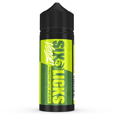 International - Six Licks Venom - Truth Or Pear Longfill Flavour 120ml