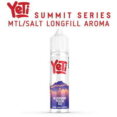 International - Yeti Summit Series - Blueberry Peach Ice MTL/Salt Aroma 60ml
