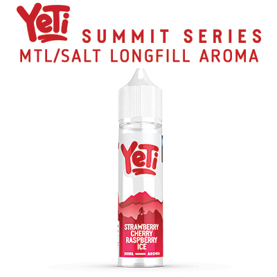 International - Yeti Summit Series - Strawberry Cherry Raspberry Ice MTL/Salt Aroma 60ml