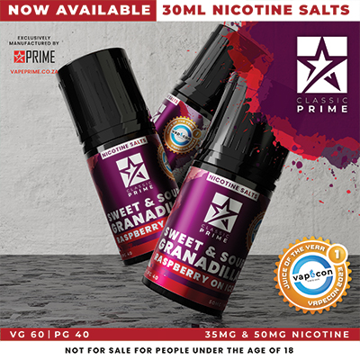 Local - Classic Prime Sweet & Sour Granadilla Raspberry Salts 35mg 30ml