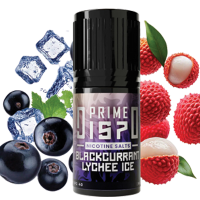 Local - Dispo Prime Blackcurrant Lychee Salts 50mg 30ml