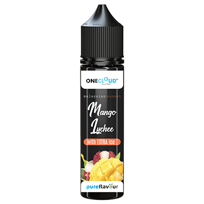 Local - One Cloud Malaysian Sunset Mango Lychee MTL/Salt Longfill Pure Flavour 60ml