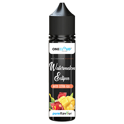 Local - One Cloud Malaysian Sunset Watermelon Eclipse MTL/Salt Longfill Pure Flavour 60ml