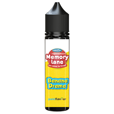 Local - One Cloud Memory Lane Banana Drama MTL/Salt Longfill Pure Flavour 60ml