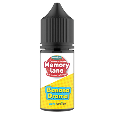 Local - One Cloud Memory Lane Banana Drama Salt/MTL Longfill Pure Flavour 30ml