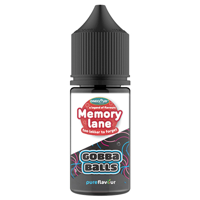 Local - One Cloud Memory Lane Gobba Balls Salt/MTL Longfill Pure Flavour 30ml