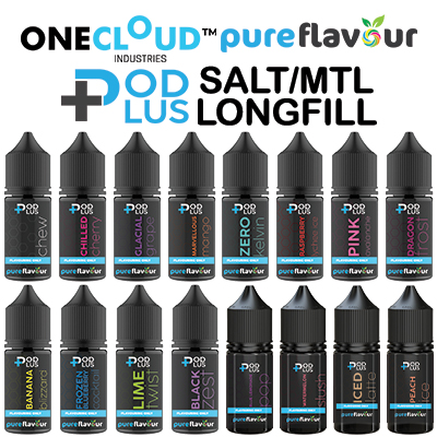 Local - One Cloud Pod Plus Salt/MTL Longfill Pure Flavour 30ml