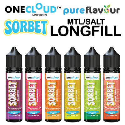 Local - One Cloud Sorbet MTL/Salt Longfill Pure Flavour 60ml
