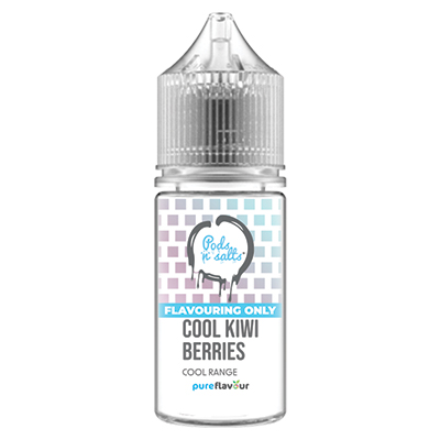 Local - Pods n Salts Cool Kiwi Berries Salt/MTL Longfill Pure Flavour 30ml