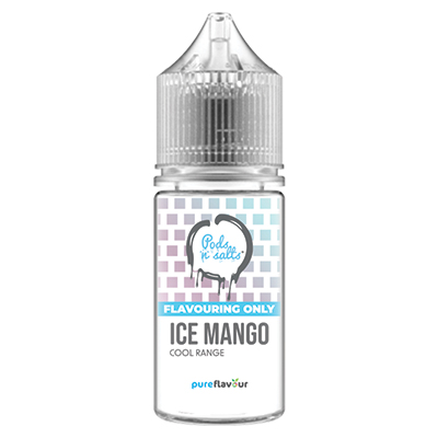 Local - Pods n Salts Ice Mango Salt/MTL Longfill Pure Flavour 30ml
