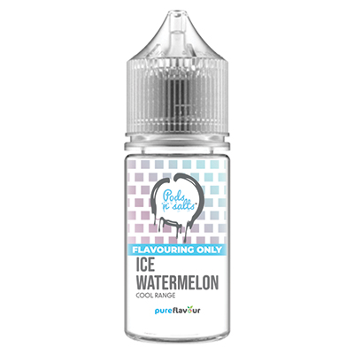 Local - Pods n Salts Ice Watermelon Salt/MTL Longfill Pure Flavour 30ml