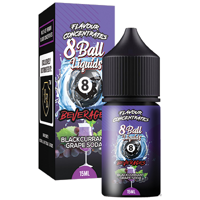 Local - VR 8 Ball - Beverages - Blackcurrant Grape Soda Salt/MTL Longfill Aroma