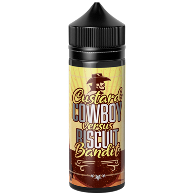 Local - Wiener Vape - Custard Cowboy vs Biscuit Bandit Longfill Flavour Shot 120ml