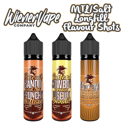 Local - Wiener Vape - MTL/Salt Longfill Flavour Shot 60ml