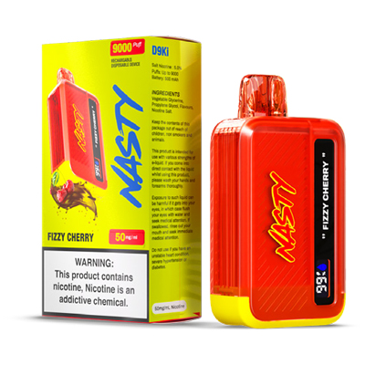 Nasty D9Ki Disposable 50mg - Fizzy Cherry - 1x10
