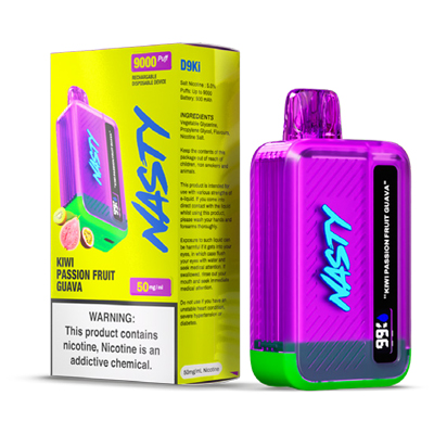 Nasty D9Ki Disposable 50mg - Kiwi Passionfruit Guava - 1x10