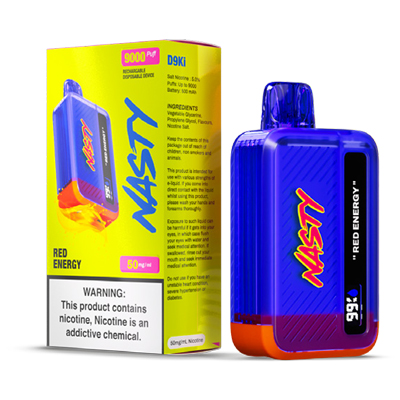 Nasty D9Ki Disposable 50mg - Red Energy - 1x10
