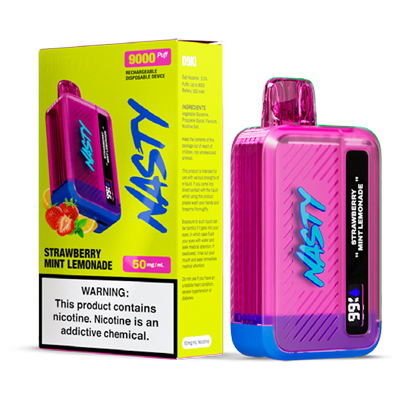 Nasty D9Ki Disposable 50mg - Strawberry Mint Lemonade - 1x10