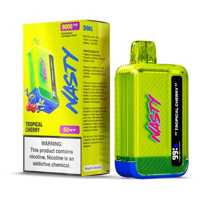 Nasty D9Ki Disposable 50mg - Tropical Cherry - 1x10