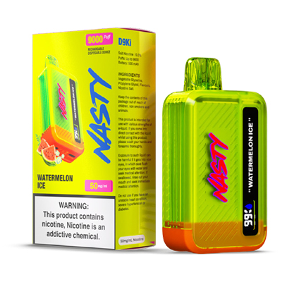 Nasty D9Ki Disposable 50mg - Watermelon Ice - 1x10