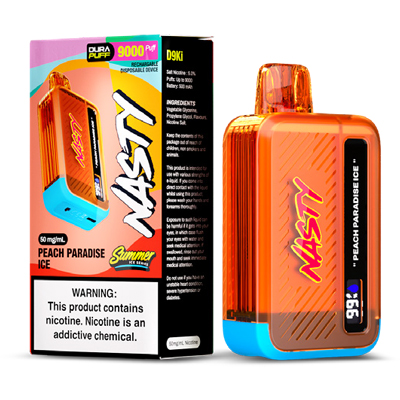 Nasty D9Ki Summer Ice Series Disposable 50mg - Peach Paradise - 1x10
