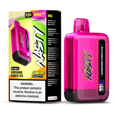 Nasty D9Ki Summer Ice Series Disposable 50mg - Sunshine Punch Ice - 1x10