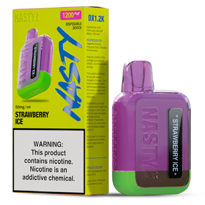 Nasty DX1.2K Disposable 50mg - Strawberry Ice - 1x10
