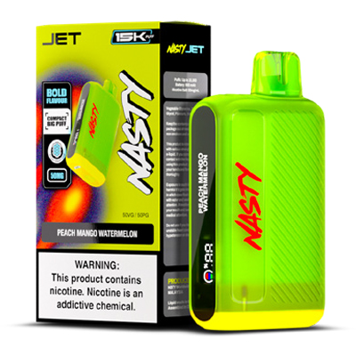 Nasty Jet Disposable 50mg - Peach Mango Watermelon - 1x10