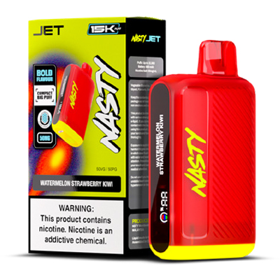 Nasty Jet Disposable 50mg - Watermelon Strawberry Kiwi - 1x10