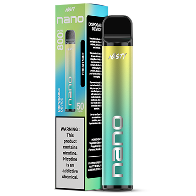Nasty Nano Disposable 50mg - Fresh Mint - 1x10