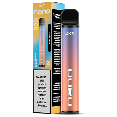 Nasty Nano Disposable 50mg - Peach Ice - 1x10