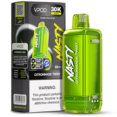 Nasty Versa S Disposable Flavour Pod 50mg - Citronnade Twist - 1x10