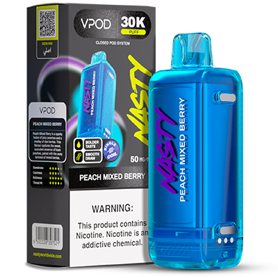 Nasty Versa S Disposable Flavour Pod 50mg - Peach Mixed Berry - 1x10