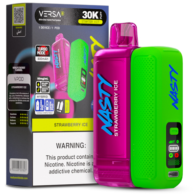 Nasty Versa S Disposable Kit 50mg - Strawberry Ice - 1x10